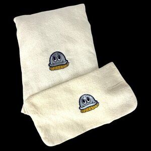 Scrubbing Bubbles Bath Towel & Washcloth Set 1978 Avanti Grand Prix Promo Cotton